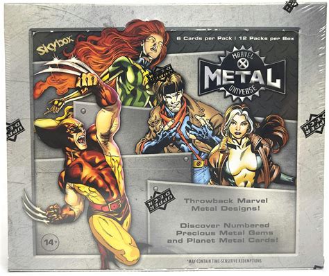 marvel x-men metal universe box|marvel x men metal universe.